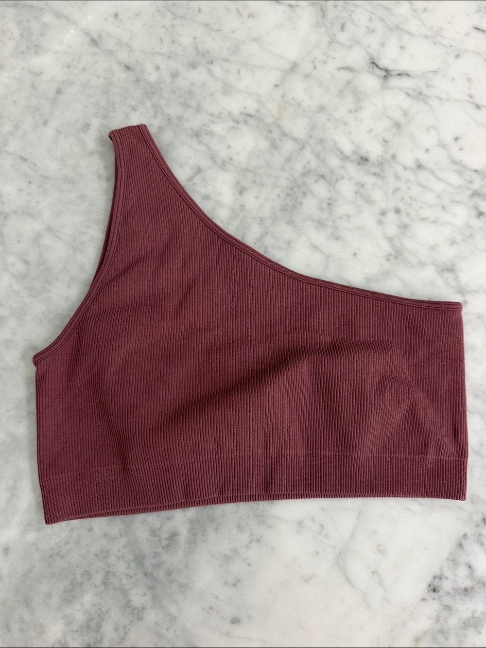 Set active One-Shoulder Ribbed Sports Bra - Picture 2 of 3